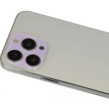 Tiklad iPhone 13 Pro Max Rainbow Kamera Lens Koruma Cam - Mor TİKLAD-6345