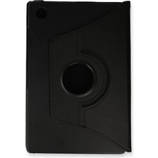 Tiklad Samsung Galaxy Tab A9 Plus Kılıf 360 Tablet Deri Kılıf - Siyah TİKLAD-6345