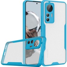 Tiklad Xiaomi Mi 12T Kılıf Platin Silikon - Mavi TİKLAD-6345