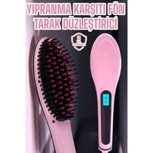 Tiklad Fön Etkili Saç Düzleştirici Tarak Yıpranma Karşıtı Döner Kablo Isı Ayarlı TİKLAD-6345