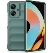 Tiklad Realme 10 Pro 5g Kılıf Optimum Silikon - Koyu Yeşil TİKLAD-6345