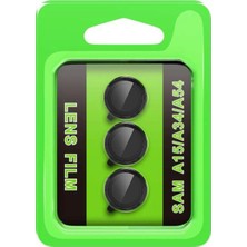 Tiklad Samsung Galaxy A15 4g Raze Metal Kamera Lens - Siyah TİKLAD-6345