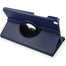 Woximax Samsung Galaxy T290 Tab A 8 Kılıf 360 Tablet Deri Kılıf - Lacivert WOXİMAX-32147