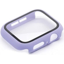 Tiklad Apple Watch 38MM Camlı Kasa Ekran Koruyucu - Lila TİKLAD-6345
