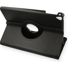 Tiklad iPad 9.7 (2018) Kılıf 360 Tablet Deri Kılıf - Siyah TİKLAD-6345