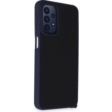 Tiklad Samsung Galaxy A23 4g Kılıf Elegant Kapak - Lacivert TİKLAD-6345