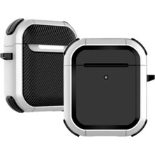 Tiklad Airpods 2 (2.nesil) Tank Kılıf - Beyaz TİKLAD-6345