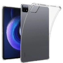 Tiklad Xiaomi Pad 6 Kılıf Anti Shock Tablet Silikon - Şeffaf TİKLAD-6345