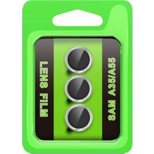 Tiklad Samsung Galaxy A35 5g Raze Metal Kamera Lens - Gümüş TİKLAD-6345