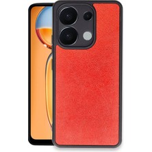 Tiklad Xiaomi Redmi Note 13 Pro 5g Kılıf Aras Deri Kapak - Kırmızı TİKLAD-6345