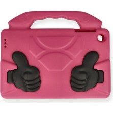 Tiklad iPad 4 9.7 Kılıf Like Stantlı Tablet Silikon - Pembe TİKLAD-6345