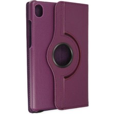 Tiklad Samsung Galaxy X510 Tab S9 Fe 11 Kılıf 360 Tablet Deri Kılıf - Mürdüm TİKLAD-6345