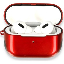 Tiklad Airpods Pro (1.nesil) 3in1 Kılıf - Kırmızı TİKLAD-6345