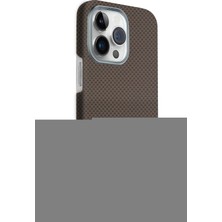 Tiklad Apple iPhone 15 Pro Max Volt Magsafe Kapak - Kahverengi TİKLAD-6345