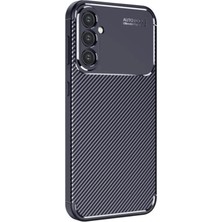 Tiklad Samsung Galaxy S25 Kılıf Auto Focus Karbon Kapak - Lacivert TİKLAD-6345