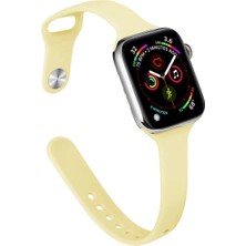 Tiklad Apple Watch 42MM Klasik Kordon - Sarı TİKLAD-6345