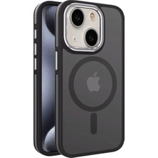 Tiklad iPhone 15 Winner Magsafe Kapak - Siyah TİKLAD-6345