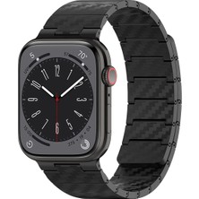 Tiklad Watch 45MM Carbon Steel Kordon - Siyah TİKLAD-6345