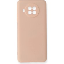 Tiklad Xiaomi Mi 10T Lite Kılıf Nano Içi Kadife Silikon - Pudra TİKLAD-6345