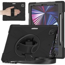 Tiklad iPad Pro 12.9 (2020) Kılıf Amazing Tablet Kapak - Siyah TİKLAD-6345