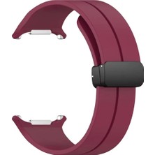 Tiklad Watch 7 Ultra KR418 Tender Silikon Kordon - Bordo TİKLAD-6345
