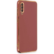 Tiklad Samsung Galaxy A50 Kılıf Volet Silikon - Kırmızı TİKLAD-6345