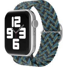 Tiklad Apple Watch 38MM Star Kordon - Zigzag Mavi-Yeşil TİKLAD-6345