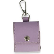 Tiklad Airpods Pro (1.nesil) Askılı Kılıf - Lila TİKLAD-6345