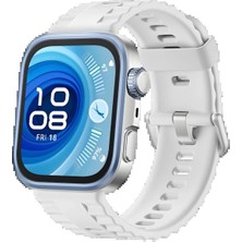 Tiklad Huawei Fit 4 Nova Silikon Kordon - Beyaz TİKLAD-6345