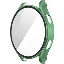 Tiklad Watch 5 40MM Wall Camlı Kasa Ekran Koruyucu - Koyu Yeşil TİKLAD-6345