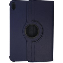 Tiklad iPad 2022 10.9 (10.nesil) Kılıf 360 Tablet Deri Kılıf - Lacivert TİKLAD-6345
