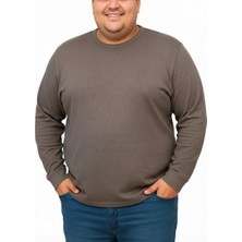 Sngl Erkek Büyük Beden Oversize Uzun Kollu T-Shirt 3xl 4xl 5xl 6xl 7xl 8xl 9xl