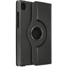 Tiklad Lenovo Tab M8 Kılıf 360 Tablet Deri Kılıf - Siyah TİKLAD-6345