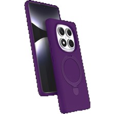 Tiklad Xiaomi Redmi Note 14 Pro 4g Regal Magsafe Standlı Kapak - Derin Mor TİKLAD-6345