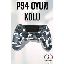 Tiklad Ps4 Oyun Kolu Kamuflaj Desenli Joystick TİKLAD-6345