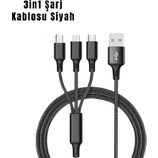Tiklad 3’ü 1 Arada Hızlı Şarj Kablosu TİKLAD-6487I