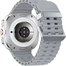Woximax Watch 7 Ultra KR417 Rug Silikon Kordon - Gri WOXİMAX-32147