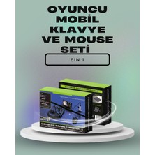 Woximax Mobil Oyunlar Için Klavye, Mouse ve Dönüştürücü Seti WOXİMAX-32147