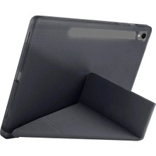 Woximax Samsung Galaxy Tab S10 Fe Plus 13.1 Kalemlikli Mars Tablet Kılıfı - Gri WOXİMAX-32147