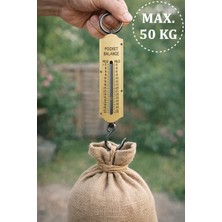 Boldy Analog Valiz Tartısı - Mekanik Bagaj Terazisi - Bavul Tartısı - Mekanik El Kantarı - Mutfak Terazisi - Analog El Tartısı - El Baskülü 50 Kg.