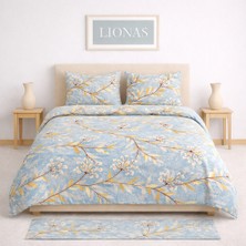 Stella Flavo Çarşafı Lastikli Pamuklu Nevresim Takımı 140 x 200  Yataklar Için