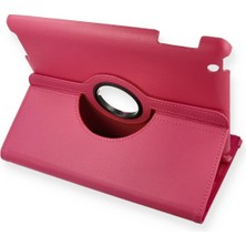 Woximax iPad 4 9.7 Kılıf 360 Tablet Deri Kılıf - Pembe WOXİMAX-32147