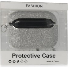 Woximax Airpods Pro (1.nesil) Spell Simli Kılıf - Gümüş WOXİMAX-32147