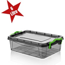 Woximax Sığ Saklama Kutusu 6 Litre WOXİMAX-56778U
