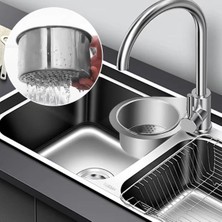 Woximax Kuğu Tasarımlı Paslanmaz Lavabo Drenaj Sepeti WOXİMAX-56778U