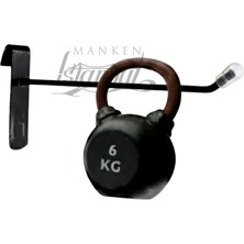 Manken İstanbul 100 Adet 10 cm Delüx Koruma Kauçuklu Siyah Tel Pano Kancası - Ekstra Güçlü - Raf Askısı-Raf Kancası