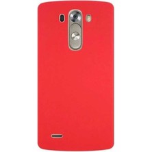 Oyo Store Lg G3 Kılıf Oyo Premier Silikon Kapak-Kırmızı