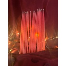 İzmir Candle 20'li Pembe Kilise,dilek,arınma,ritüel,church,meditasyon,tören,doğum Günü Mum