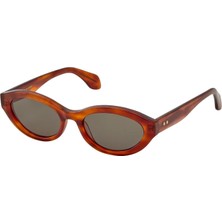 Gigi Studios Mila Gs1056 20 Havana Oval Kadın Güneş Gözlüğü