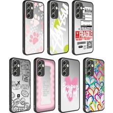 Oyo Store Galaxy A54 Kılıf Aynalı Desenli Kamera Korumalı Parlak Oyo Mirror Kapak-Fragile